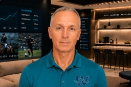 Whisper Coach’s digital avatar in the performance lounge